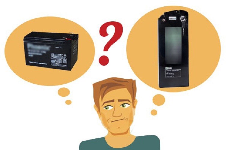So sánh xe đạp điện chạy bằng ắc quy và pin