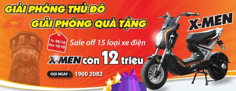 Xe điện Việt Thanh khuyến mãi khủng mừng 62 năm Giải phóng Thủ đô